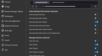 Floorp design settings - part 2
